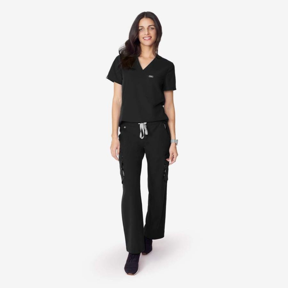 NWT FIGS TEMA Performance Wide Leg Scrubs Pants - Picture 2 of 8